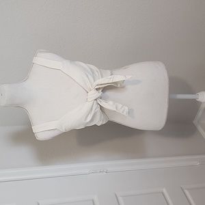 Crop top knot tie front